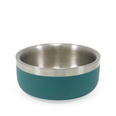 Rosewood Premium Stainless Steel Pet Bowl Teal 350ml