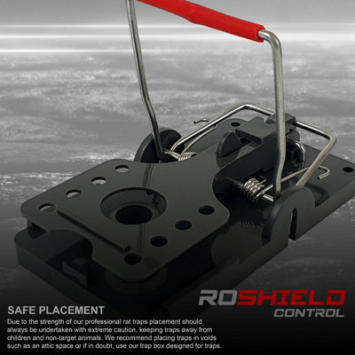 Roshield Pro-Quality Rat Traps x2