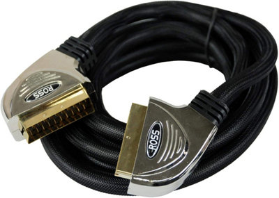 Ross 3M Scart Cable with 24k Gold Plated Connectors