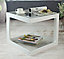 Rossini 2-Tier Side Table/Coffee Table/End Table/Lamp Table (White)