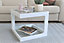 Rossini 2-Tier Side Table/Coffee Table/End Table/Lamp Table (White)