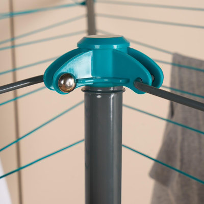Rotary Airer 3 Arm Clothing Drying Rack Laundry Storage Space Saving ...