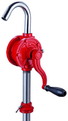 Rotary Barrel Transfer Drum Syphon Hand Pump Oil Diesel Fuel Self ...