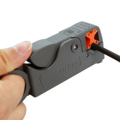 Rotary Coax Cable Stripper and Cutter Adjustable Double Blade Tool for ...