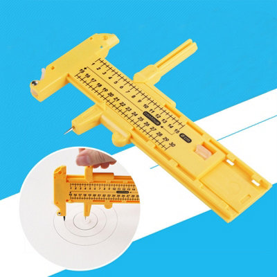 Rotary Compass Circle Cutter for Paper,Cardboard,Rubber,Leather,and ...
