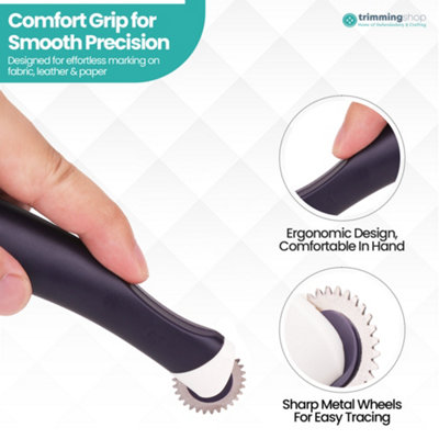 Rotary Cutter with Plastic Handle, Tracing Wheel Sewing Tools for ...