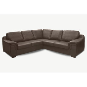 Rotary Large Leather Double Corner Sofa
