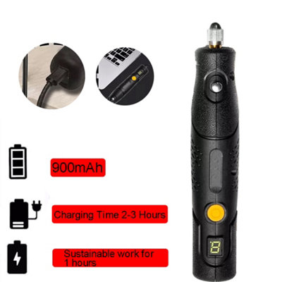 Rotary Multi tool 135W with Variable Speed 80pc Accessory Set DREMEL Compatible