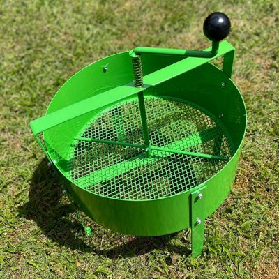 Rotary Soil Compost Sieve Screener - Potting Riddle Soil Sifter