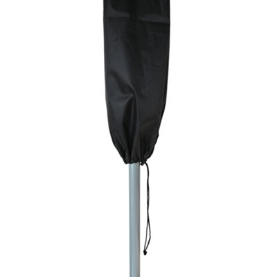 Rotary Washing Line Cover Black Heavy-Duty Waterproof Protective Cover ...