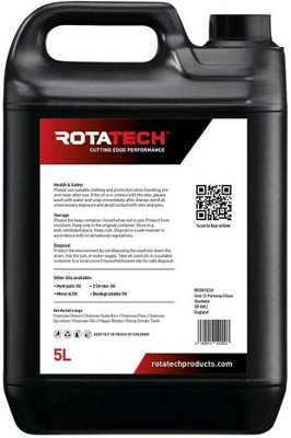 Rotatech 5 Litre Universal Chainsaw Chain & Bar Oil
