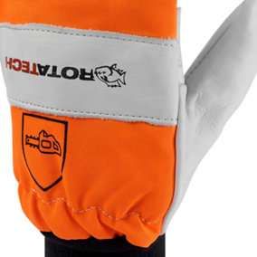 Rotatech Chainsaw Safety Gloves - Classic - Size 8 - Class 0