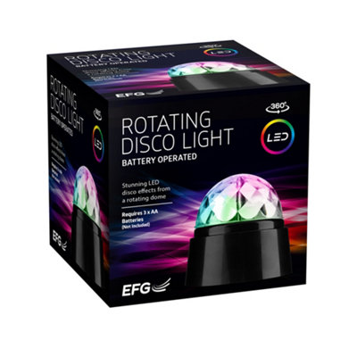 Rotating 360 Degrees Disco Light