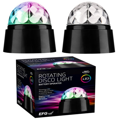 Rotating 360 Degrees Disco Light
