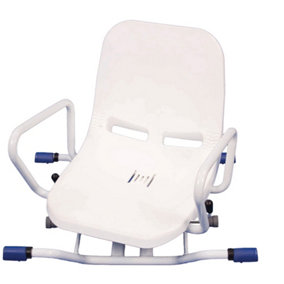 Rotating Bather Seat - Width Adjustable - 90 Degree Pivotting Base - Alloy Frame