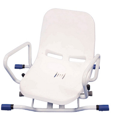 Rotating Bather Seat - Width Adjustable - 90 Degree Pivotting Base - Alloy Frame
