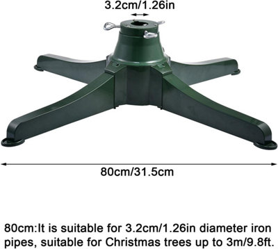 Rotating Tree Stand, Artificial Tree Stand, Adjustable for Fake Trees ...