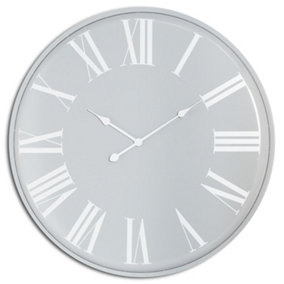 Rothay Large Wall Clock - Metal - L5 x W80 x H80 cm - Grey