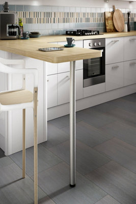 Rothley Baroque Brushed Table & Worktop Leg 870 x 60mm