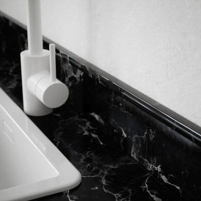 Rothley Equal Angle Dark Marble PVC Profile 2 Metre (L) x 20mm (W) x 20mm (D) x 1.2mm (T)