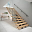 Rothley Matt Black Internal Stair Handrail Kit 3.6M