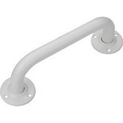 Rothley Standard Steel Grab Rail White (2.5 x 22.8cm)