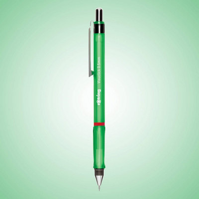 Rotring Visuclick Mechanical Pencil 0.5 mm 2B Lead Lively Green Barrel ...