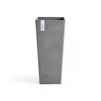 Rotterdam Smooth Finish Tall Vase Grey