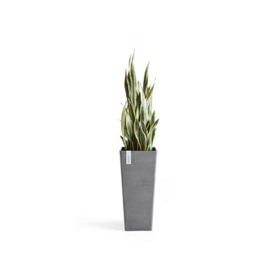 Rotterdam Smooth Finish Tall Vase Grey