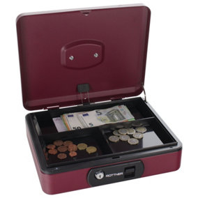 Rottner Cash Box Pro Two Key Lock Berry