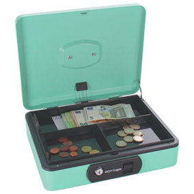 Rottner Cash Box Pro Two Key Lock Turquoise