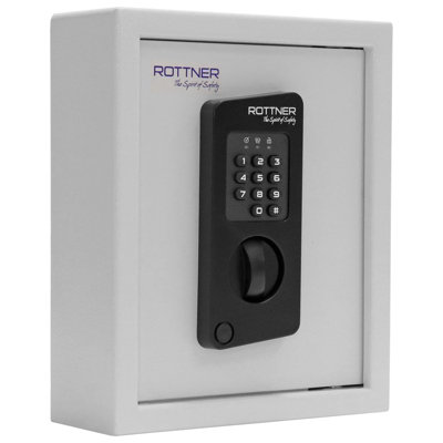 Rottner Key Safe Keytronic 20 Electronic Lock Gray | DIY at B&Q