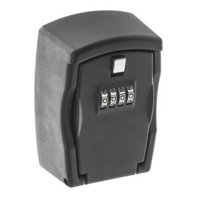 Rottner Small Key Safe Key Protect Mechanical Combination Lock Black