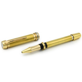 Rotur Large Jr. Gentleman Gold Rollerball Pen Kit
