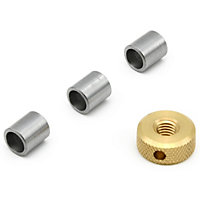 Rotur Pen Mandrel Spares - Spacers & Brass Nut