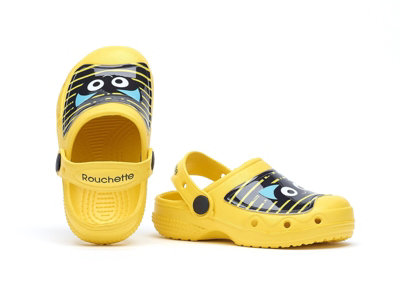 Rouchette Axel Kids Clog - Yellow