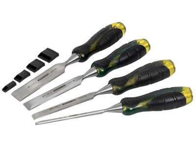 Roughneck 30-154 Professional Bevel Edge Chisel Set, 4 Piece ROU30154