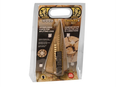 Roughneck 65 504 001 Wood Grenade Splitting Wedge Blister Packed