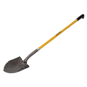 Roughneck 68-044 Sharp Edge Round Shovel, Long Handle ROU68044