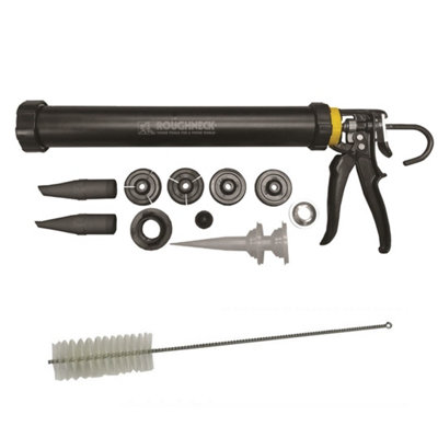 Roughneck ROU32150 Multi-Function Mortar Bulk Loading Gun with Cleaning Brush