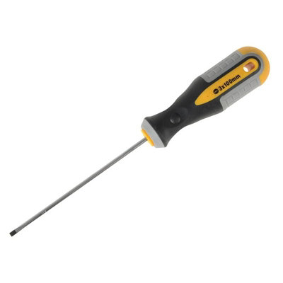 Roughneck Screwdriver Terminal Tip 3.0 X 100mm Multi Colour (3mm x 100mm)