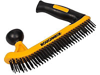 Roughneck - Two-Handed Wire Brush Soft-Grip