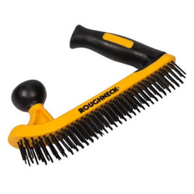 Roughneck - Two-Handed Wire Brush Soft-Grip