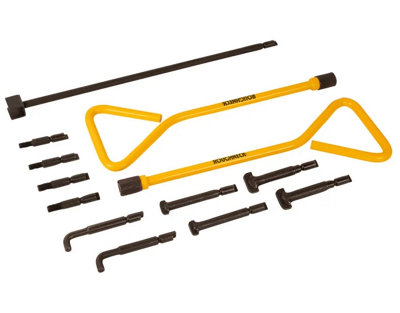 Roughneck Universal Manhole Key Kit,  Heavy Duty and Versatile ROU12001