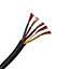 Round 5 Core Cable 12V 24V 0.75mm² 14Amps Auto Car Boat Automotive Wire (5 Meters Coil)