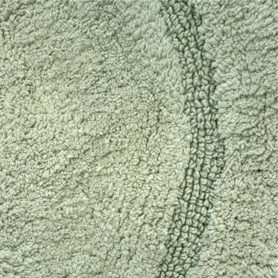 Round Bath Mat Non-Slip - Sage Green