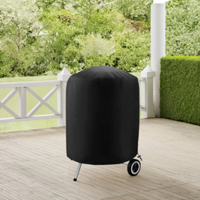 Round BBQ Cover Waterproof Grill Oxford Fabric UV protection 73cm Dia