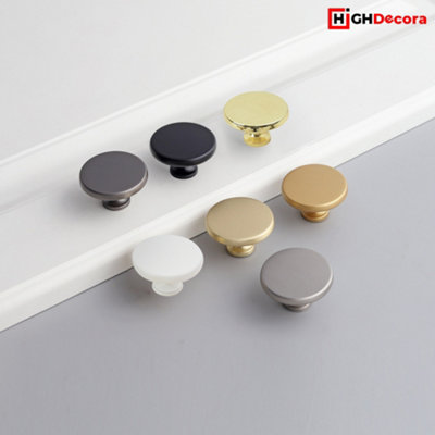 Curated visual reference: Fresh Look at Round Cabinet Door Knobs Diameter 35Mm Height 21Mm Pack Of