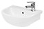 Round Ceramics Semi Recessed 1 Tap Hole Basin (Tap Not Included), 400mm - Balterley