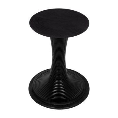 Round Coffee Tea Table Nesting Tables White Marble Top for Decoration in Living Room, Bedroom, Office, Balcony, Apartment